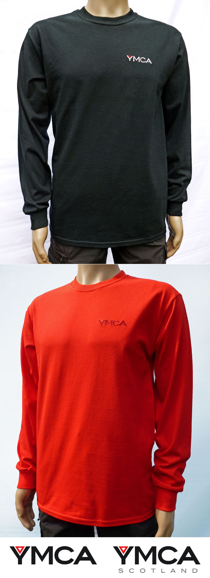 T-Shirt, Long Sleeved Cotton, YMCA